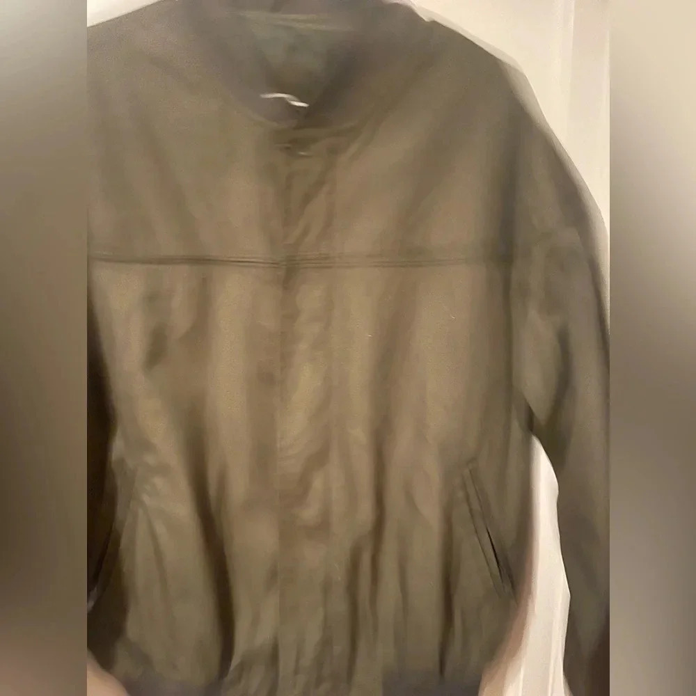 Original Windbreaker men's 80s/90s forest green jacket size medium - Picture 2 of 9